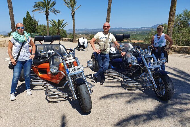 Cala Millor Trike Tour !!! Driving licence class B sufficient !!! - From Buggy 4 Fun to Porto Cristo: Briefing and First Views