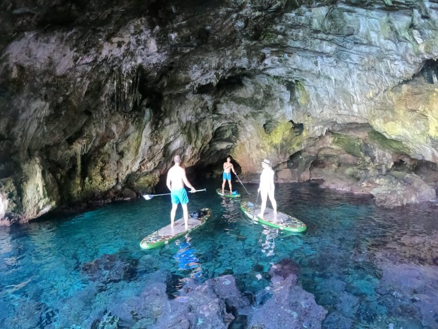 Cala Ratjada: SUP SAFARI TOUR 2H - Snorkeling equipment included: when you swap paddle for look-down time