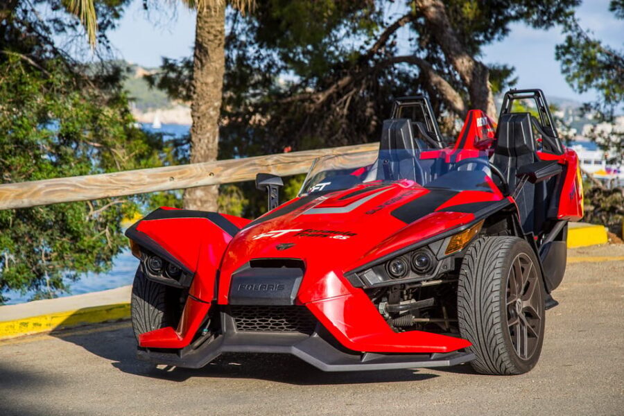 Peguera: Racing Car Drive and Jet Ski Combo Tour - Palma waterfront: nautical club energy and the cathedral area