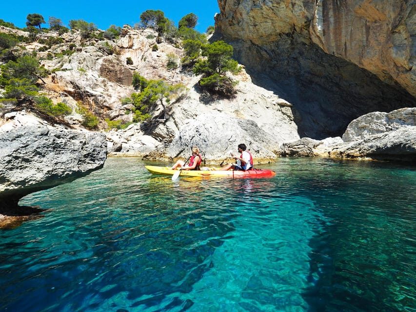 Sant Elm: Guided kayak tour to Cala en Tío with caves - Sant Elm to Cala en Tío by kayak: what you’re really buying